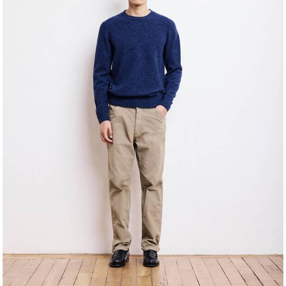 NEW HARTFORD seamless sweater in navy blue